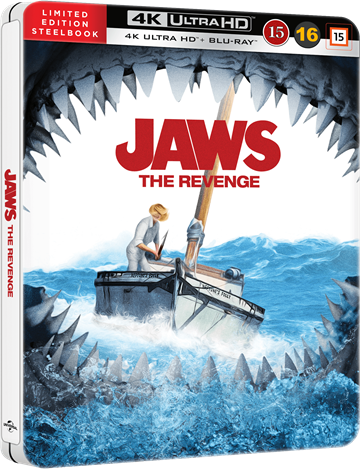 Jaws The Revenge Steelbook (2-Disc Ltd Edit) - 4K Ultra HD + Blu-Ray