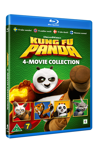 Kung Fu Panda 1-4 Box - Blu-Ray