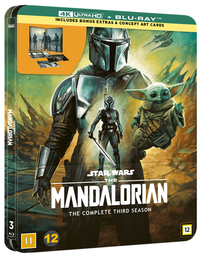 Mandalorian - Sæson 3 - 4K Ultra HD+Blu-Ray - Steelbook