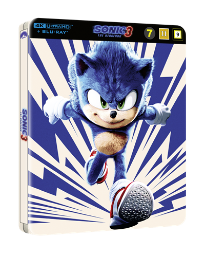 Sonic The Hedgehog 3 - 4K UItra HD Steelbook - Sonic