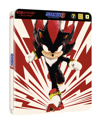 Sonic The Hedgehog 3 - 4K Ultra HD Steelbook - Shadow