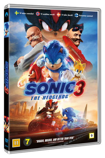 Sonic The Hedgehog 3 - DVD