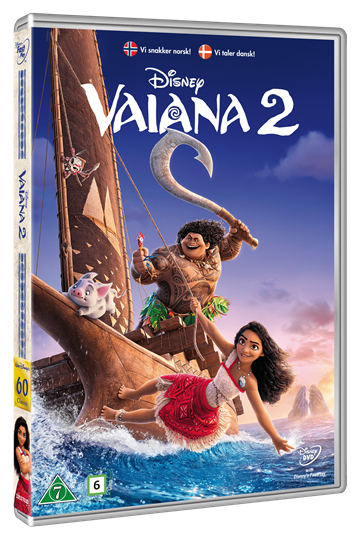 Vaiana 2 - DK/NO - DVD